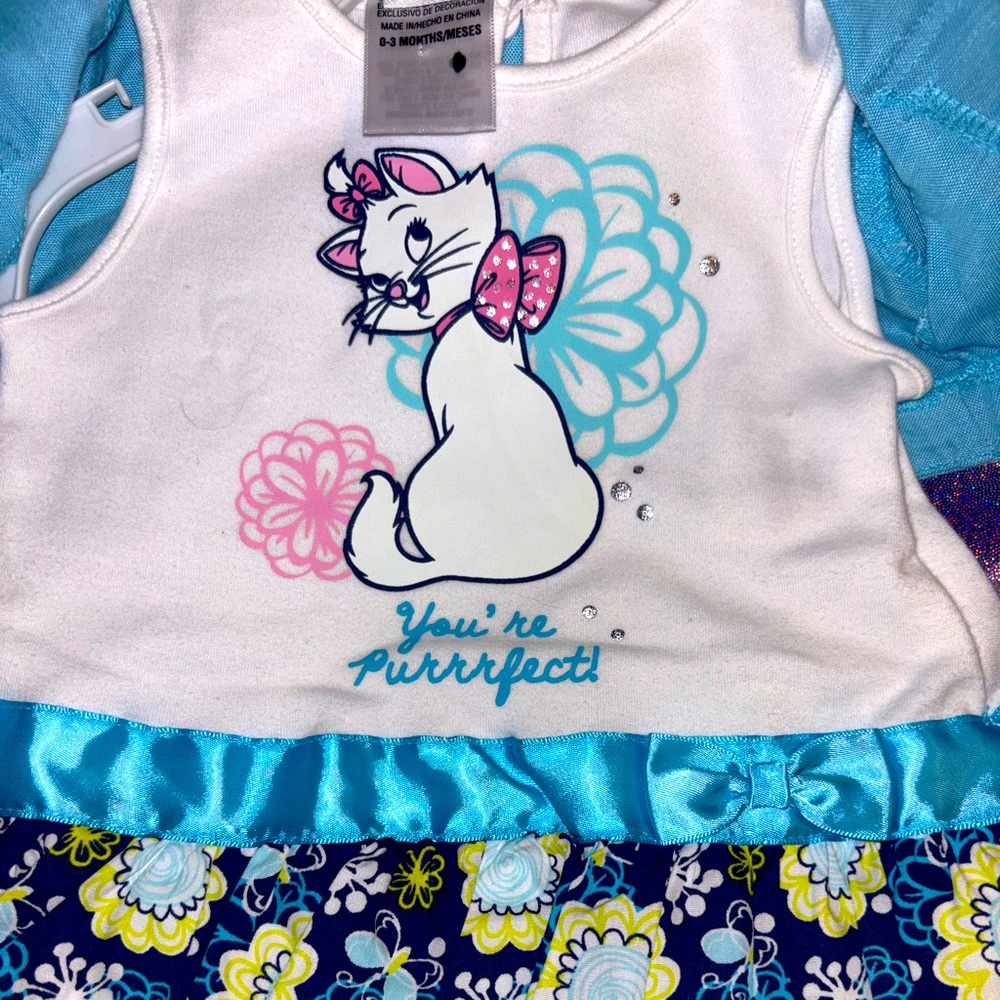 Vintage Disney Baby Aristocats Marie Dress